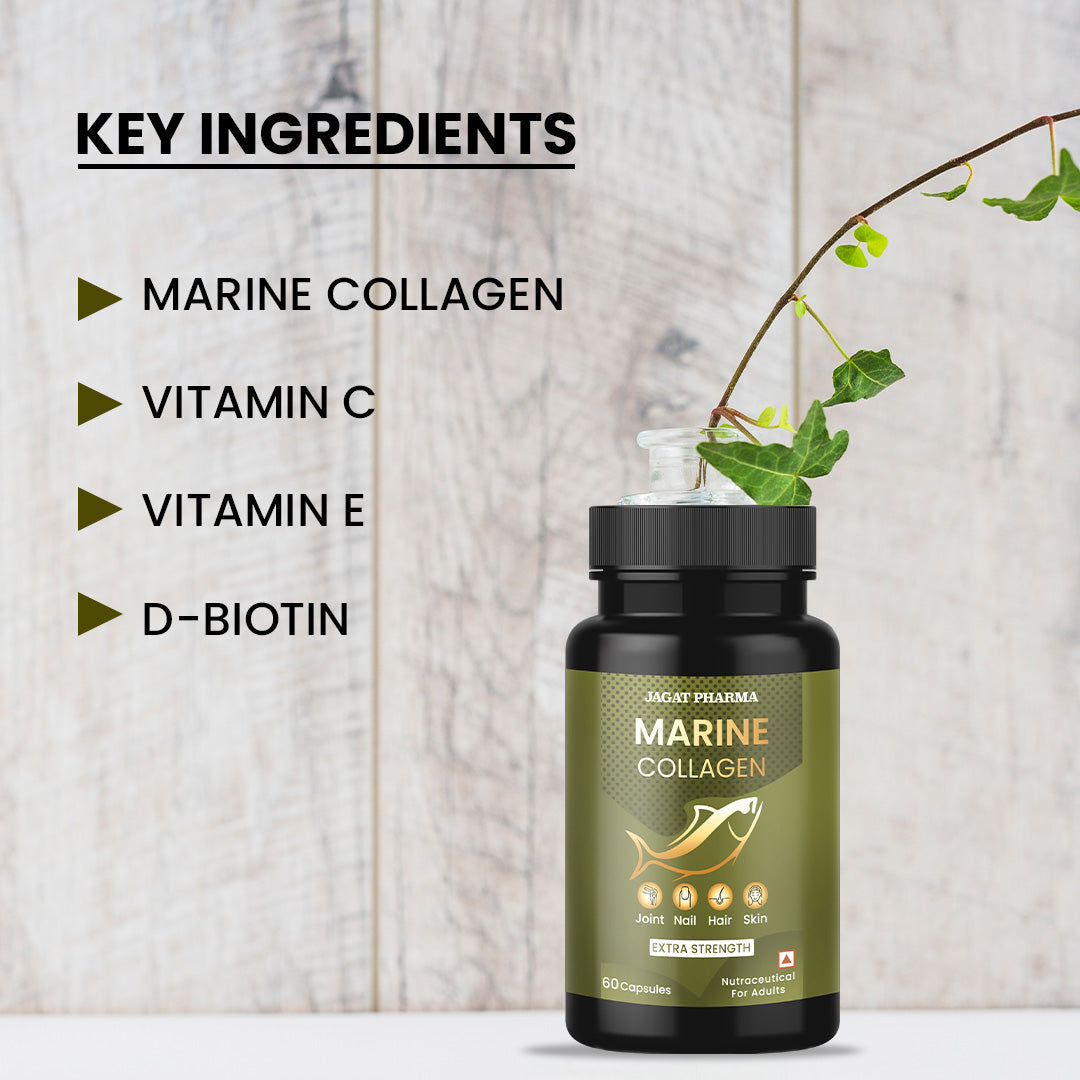 Marine Collagen for Hair, Skin, Joint, Nail, Bones