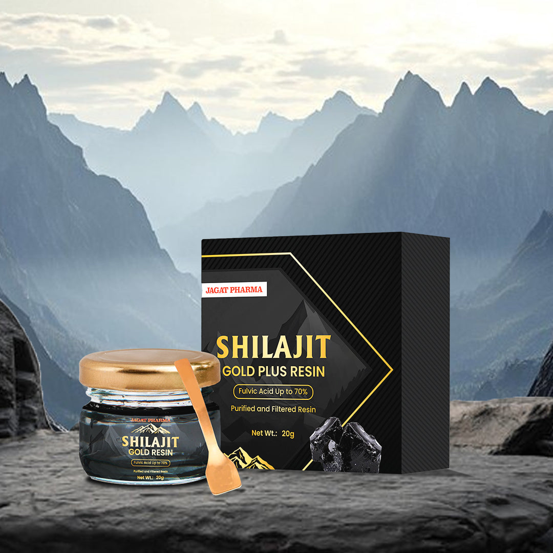 Himalayan Shilajit Gold Plus Resin - Nature's Golden Touch for Enduring Wellness