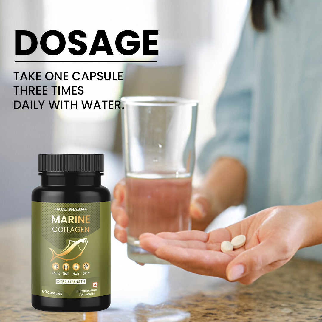 Marine Collagen for Hair, Skin, Joint, Nail, Bones