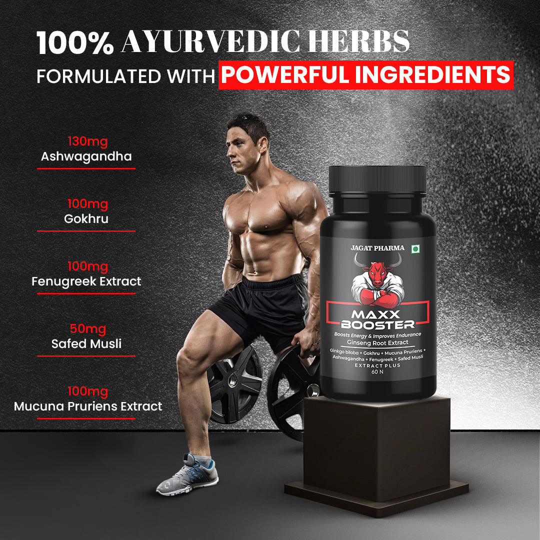 Maxx booster- 60 Caps | The Strongest Muscle Mass Gainer and Performance Booster