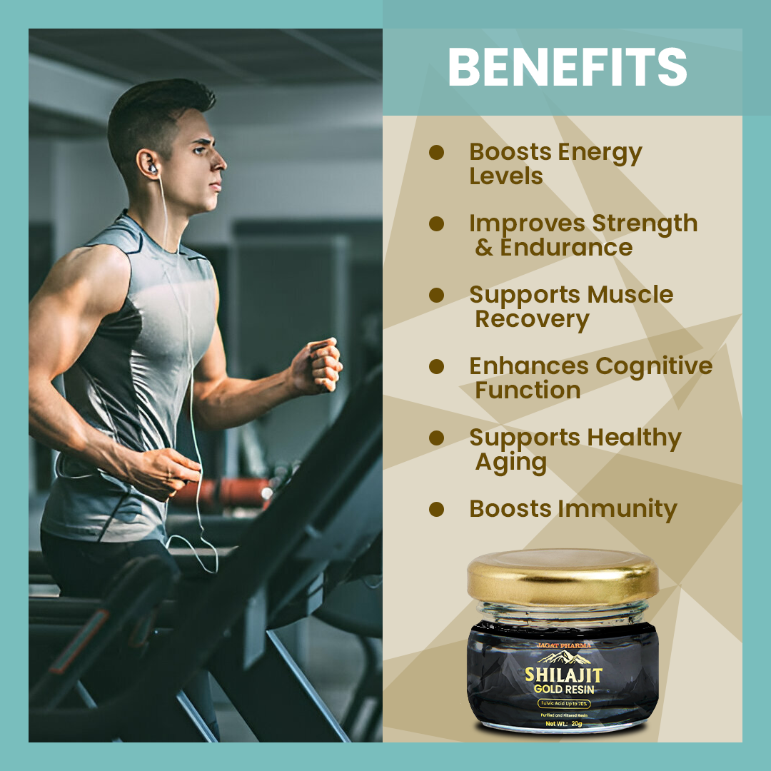 Himalayan Shilajit Gold Plus Resin - Nature's Golden Touch for Enduring Wellness